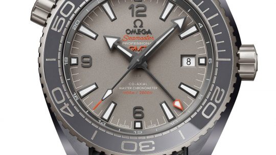 La Nuova Migliore Replica Omega Seamaster Planet Ocean GMT Dark Grey con calibro in titanio 8906